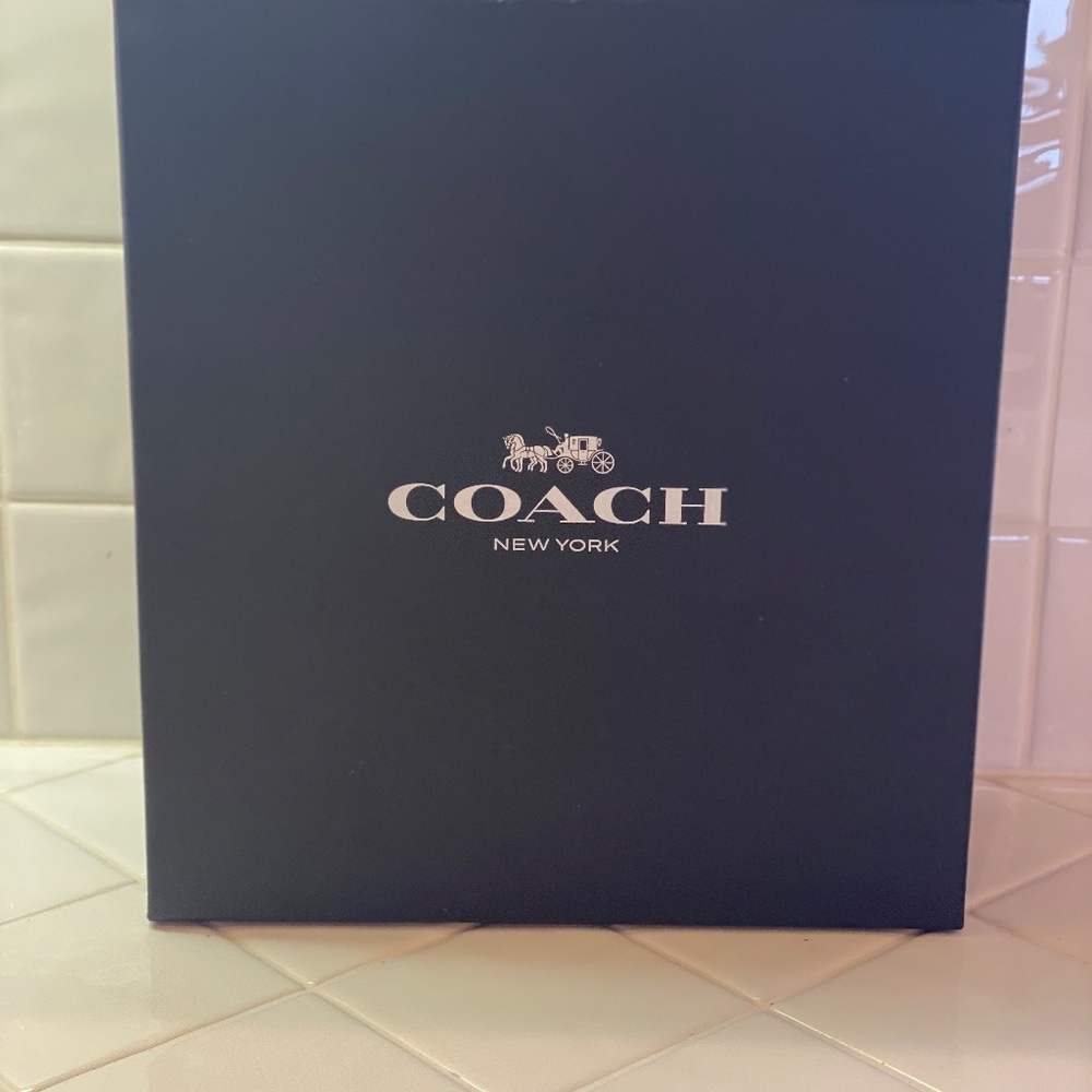 GORGEOUS COACH CLASSIC BLACK CALF SKIN LEATHER ANKLE BOOT: BRAND NEW IN BOX - Picture 10 of 13